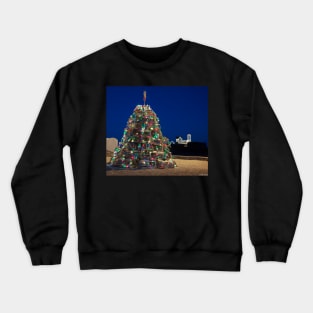 Maine Lobsta Trap Nubble Christmas Crewneck Sweatshirt